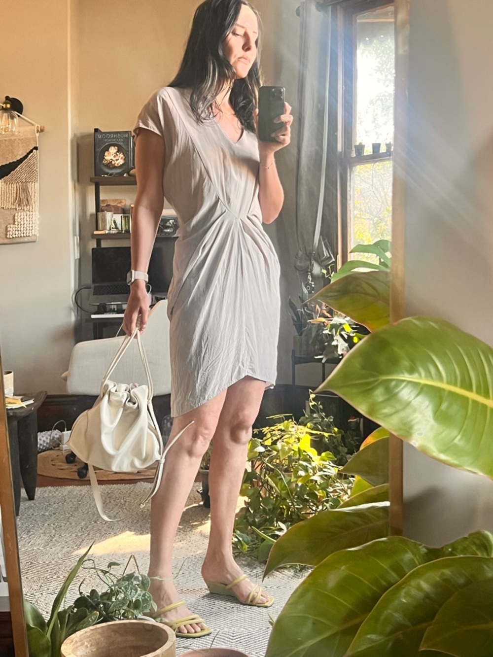 Berlin Designer Silk Elegant Dress in Powder Pink